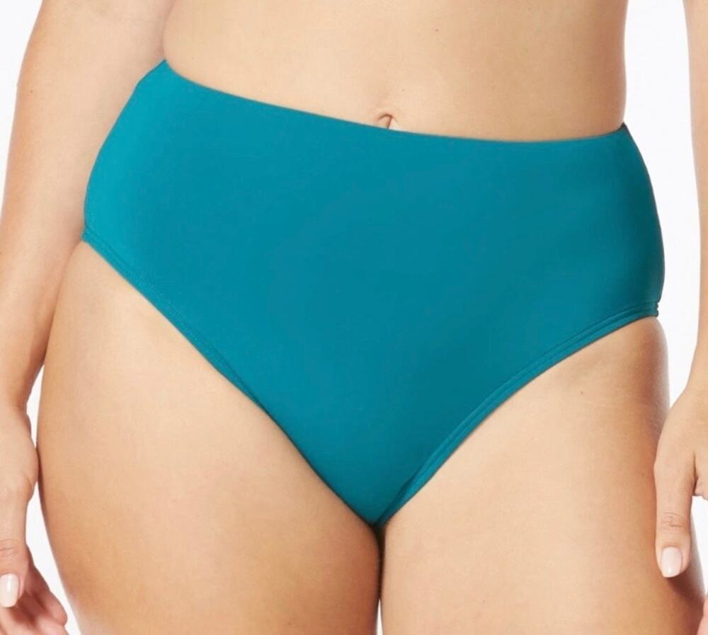 Coco Reef Thrive High Waist Bikini Bottom Keepsake Fiji Green S NWT
